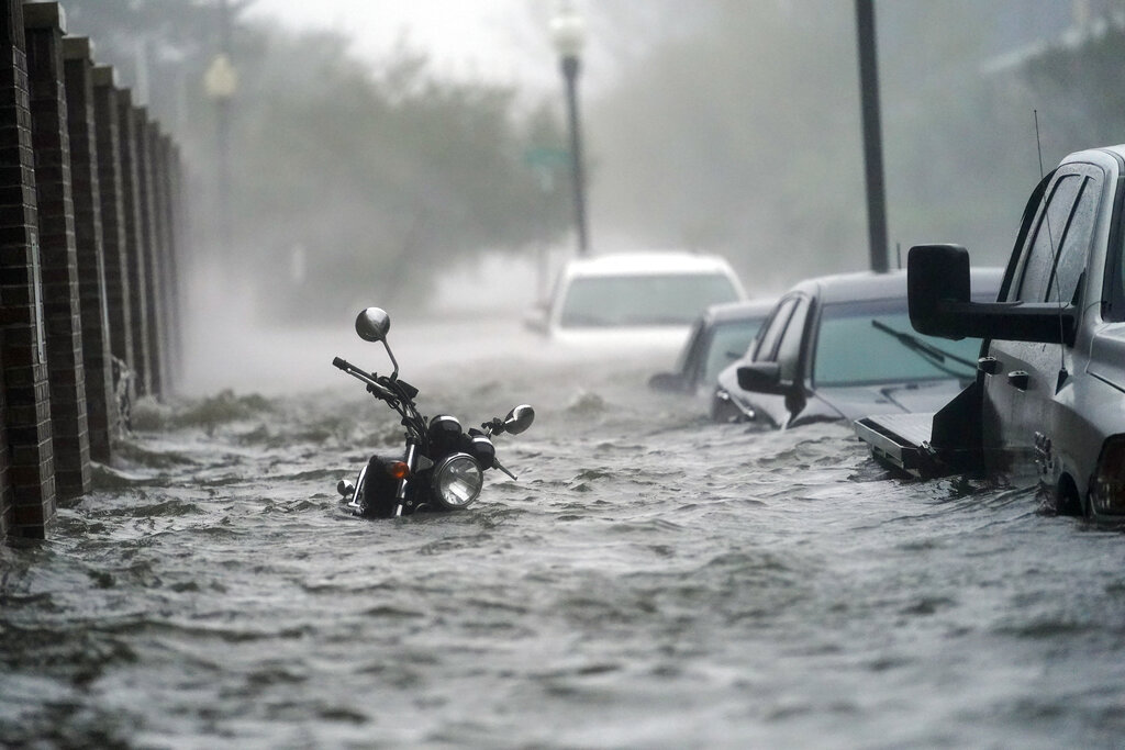 Submerged vehicles in Pensacola