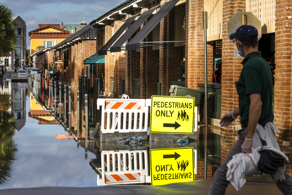 Flooded Street in Charleston