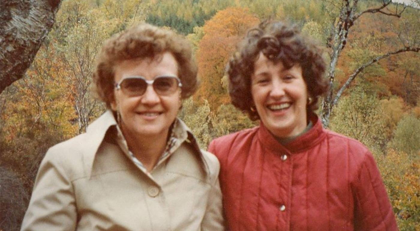 Pen-pals Jill Stretton and Cathie Alexander
