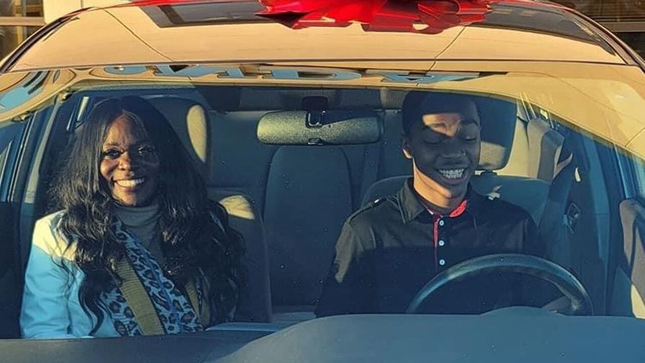 Student Who Walked 7 Miles To Work Receives New Car Through Woman's Act Of Kindness