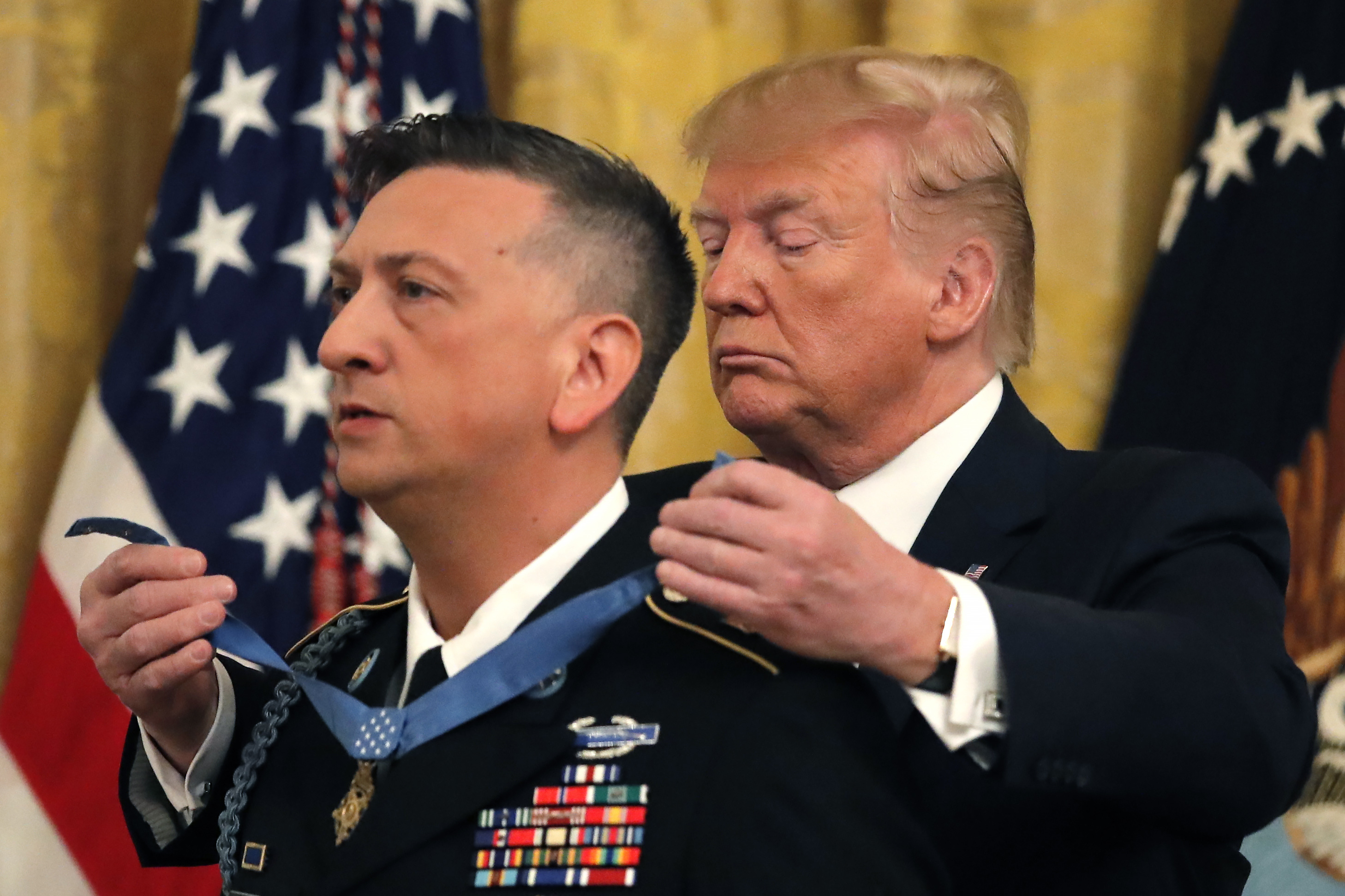 President Trump Awards Highest Military Honor To Iraq Veteran | Air1 