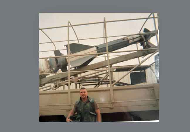 Mark Bland on deployment in Iraq 2003