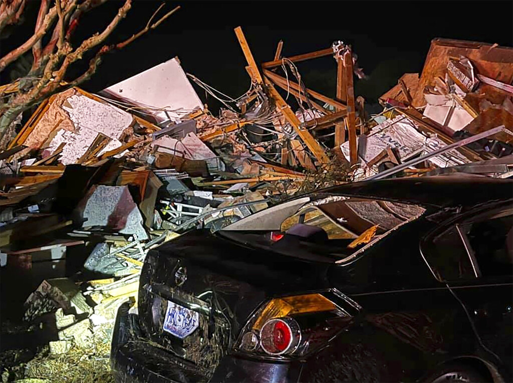 Tornado Damage In North Carolina