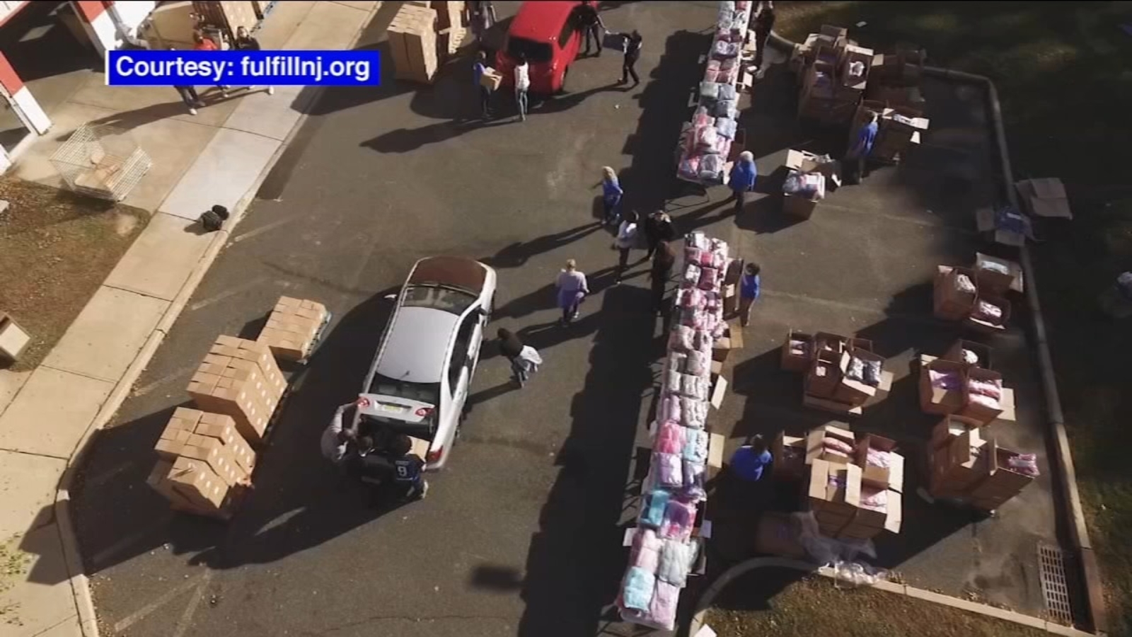A food collection site