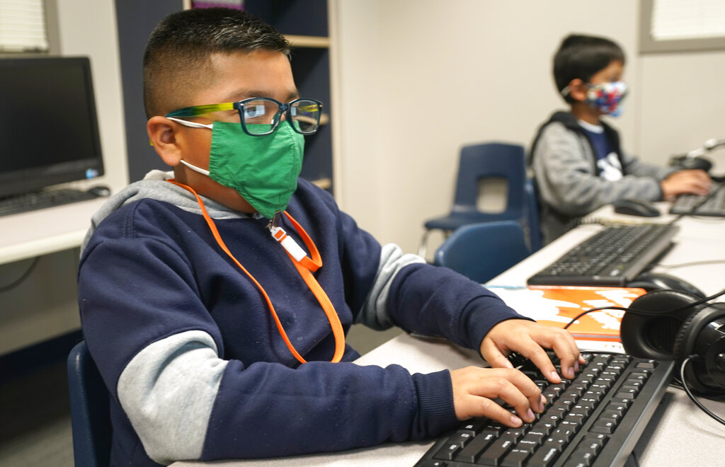 Child in classroom
