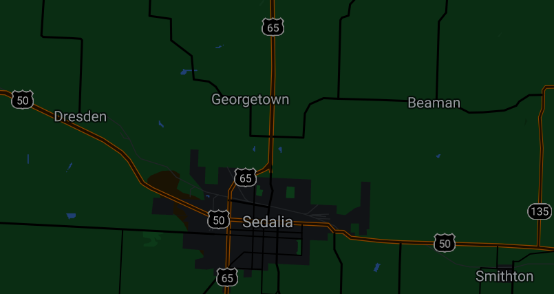 Sedalia & Georgetown, Missouri