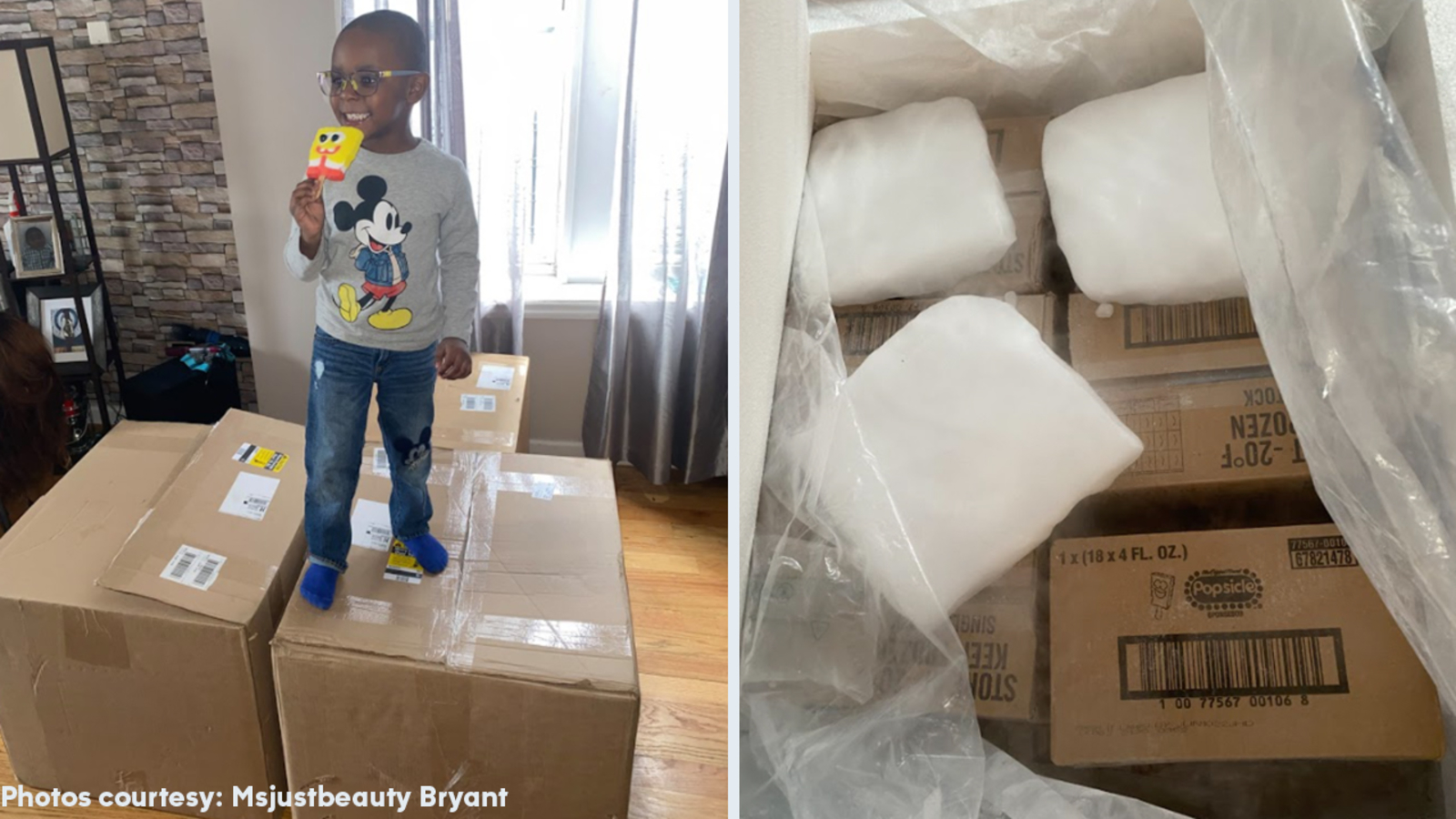 4-year-old had the $2600 worth of SpongeBob popsicles delivered to his aunt's house