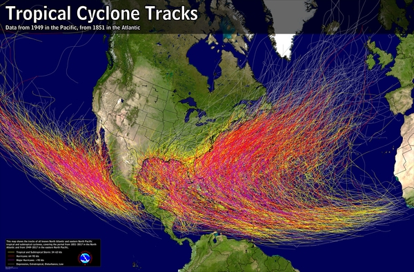 Tropical Cyclone Tracks