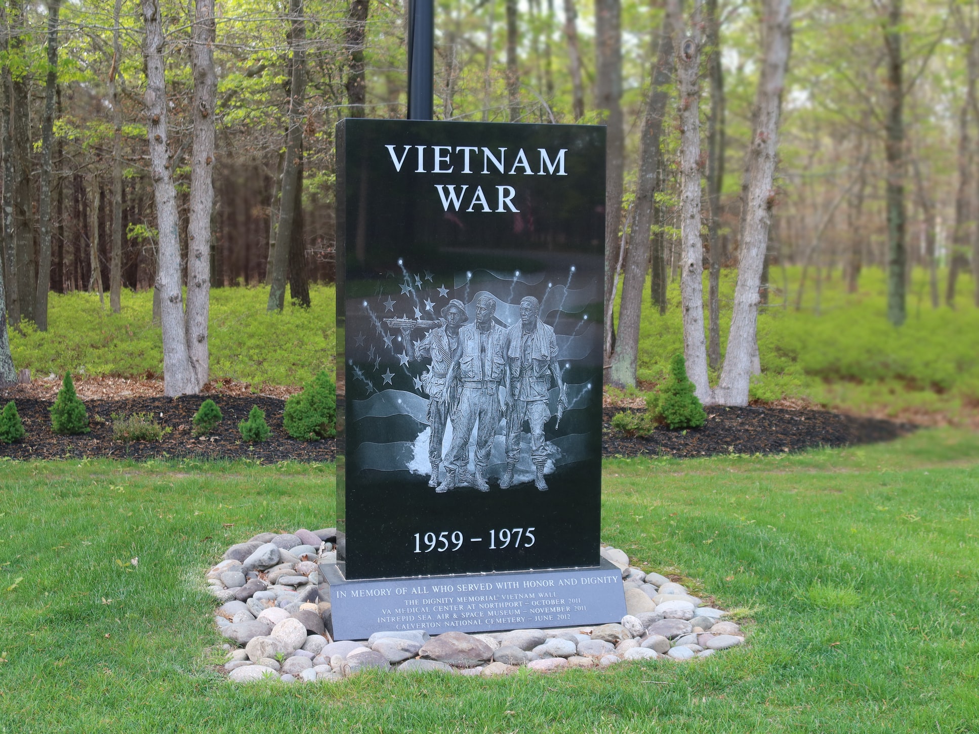 Local memorial to those lost In Vietnam War
