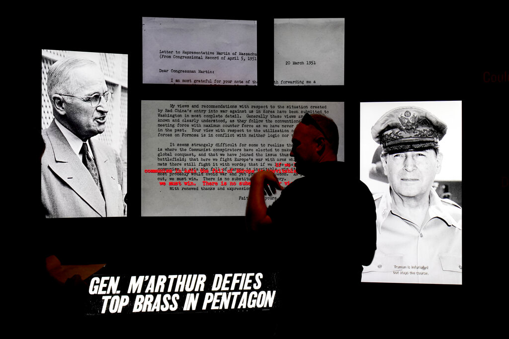 Exhibit at Truman Presidential Library