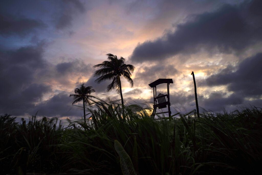 Tropical Storm Elsa Moving Over Florida Keys 