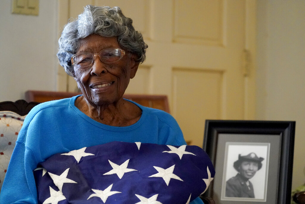 World War II veteran Maj. Fannie Griffin McClendon 