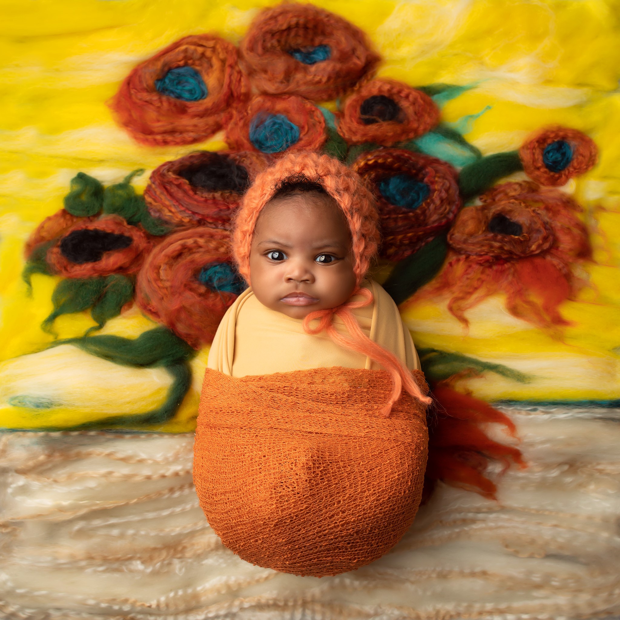 Custom infant photography