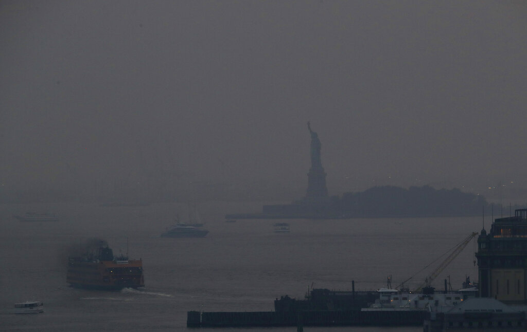 West Coast Fires Are Impacting East Coast Air Quality Positive