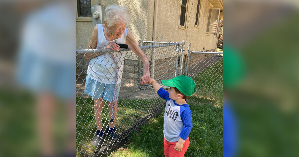 The Olsons didn't see their neighbor, Mary, much before the pandemic – until their 2-year-old son formed a friendship with her.