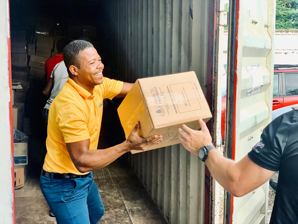 Food distribution underway in Haiti 