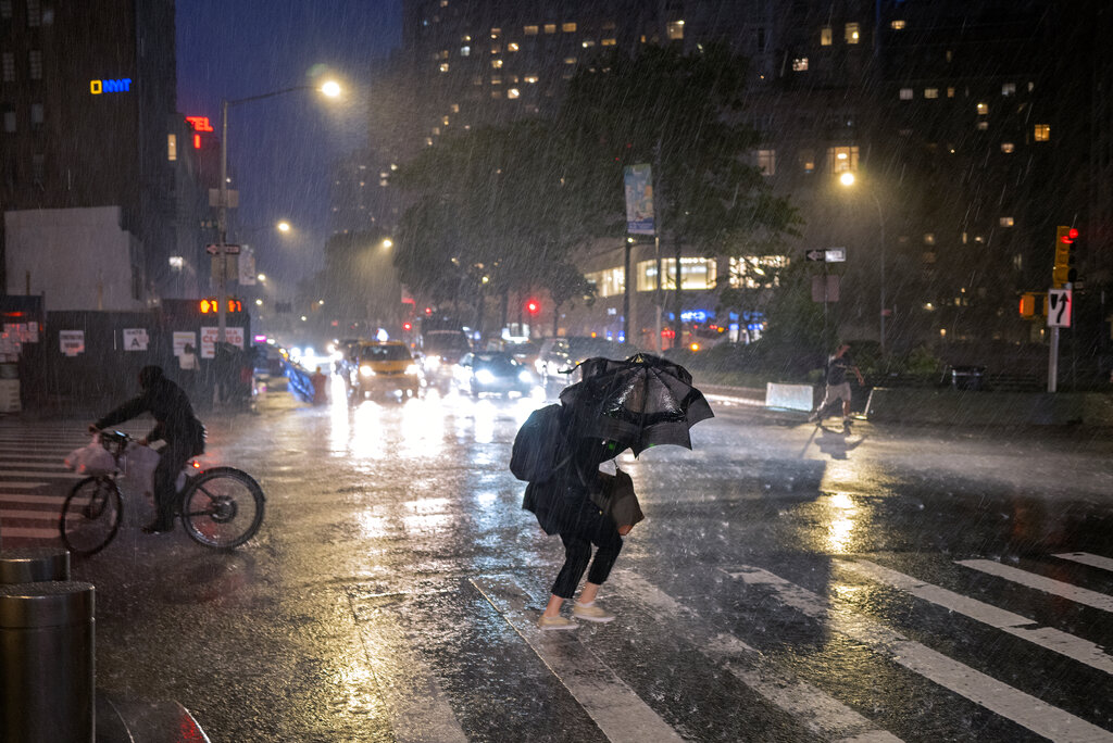 Rain in New York City