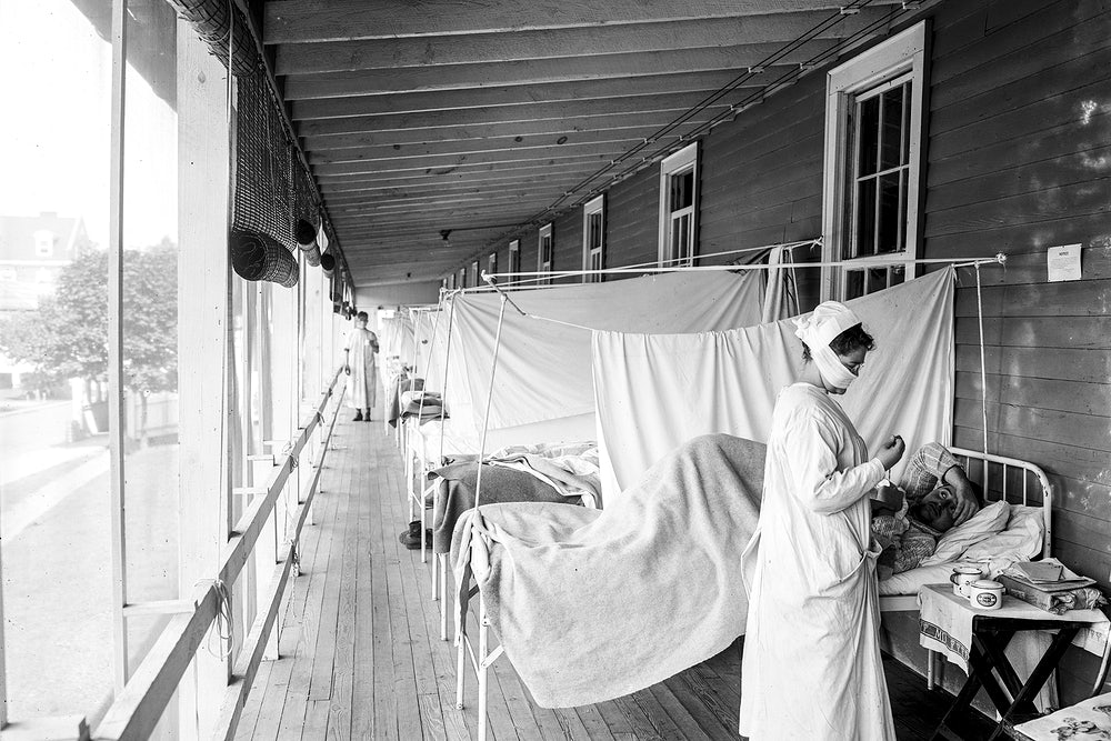 Walter Reed Hospital flu ward