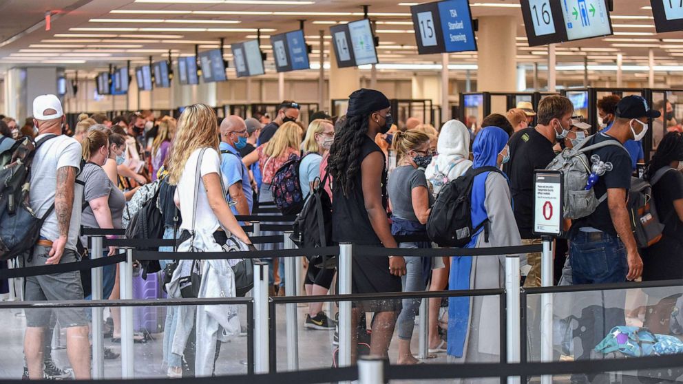 Passengers at airport