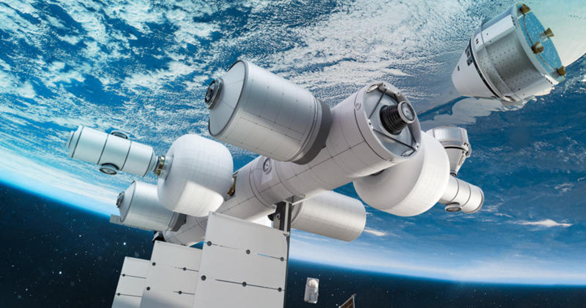 Mock up of Blue Origin Space Station