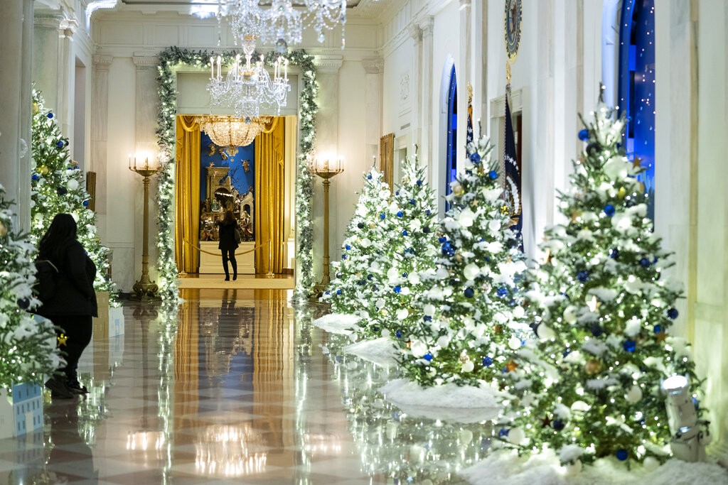 Photos White House 2021 Christmas Decor Air1 Worship Music