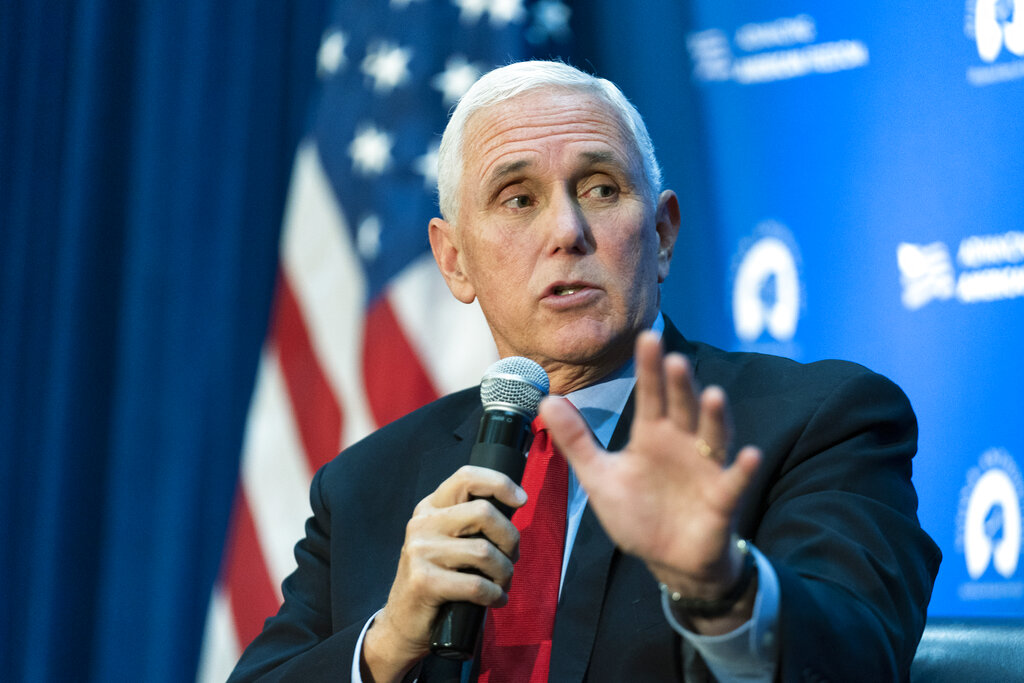 Former Vice President Mike Pence speaks about abortion ahead of oral arguments in Dobbs v. Jackson Women