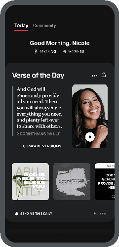 YouVersion phone display