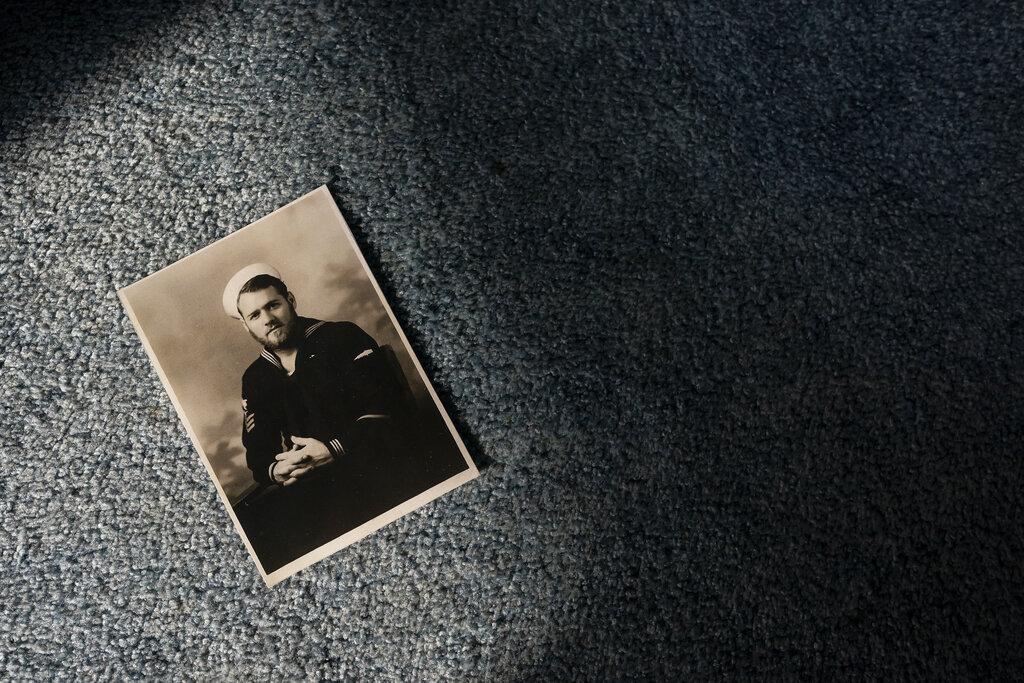 Navy Seaman 1st Class David Russell in 1941