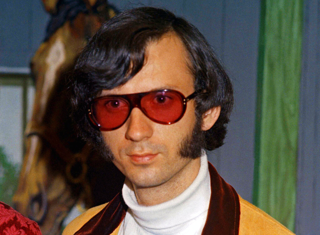 Mike Nesmith of The Monkees singing group appears at press conference at Warwick Hotel in New York on July 6, 1967.