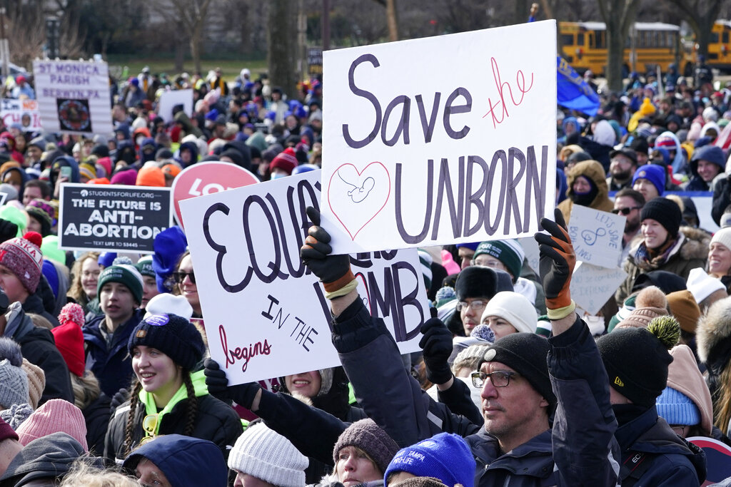 March for Life rally on the National Mall in Washington