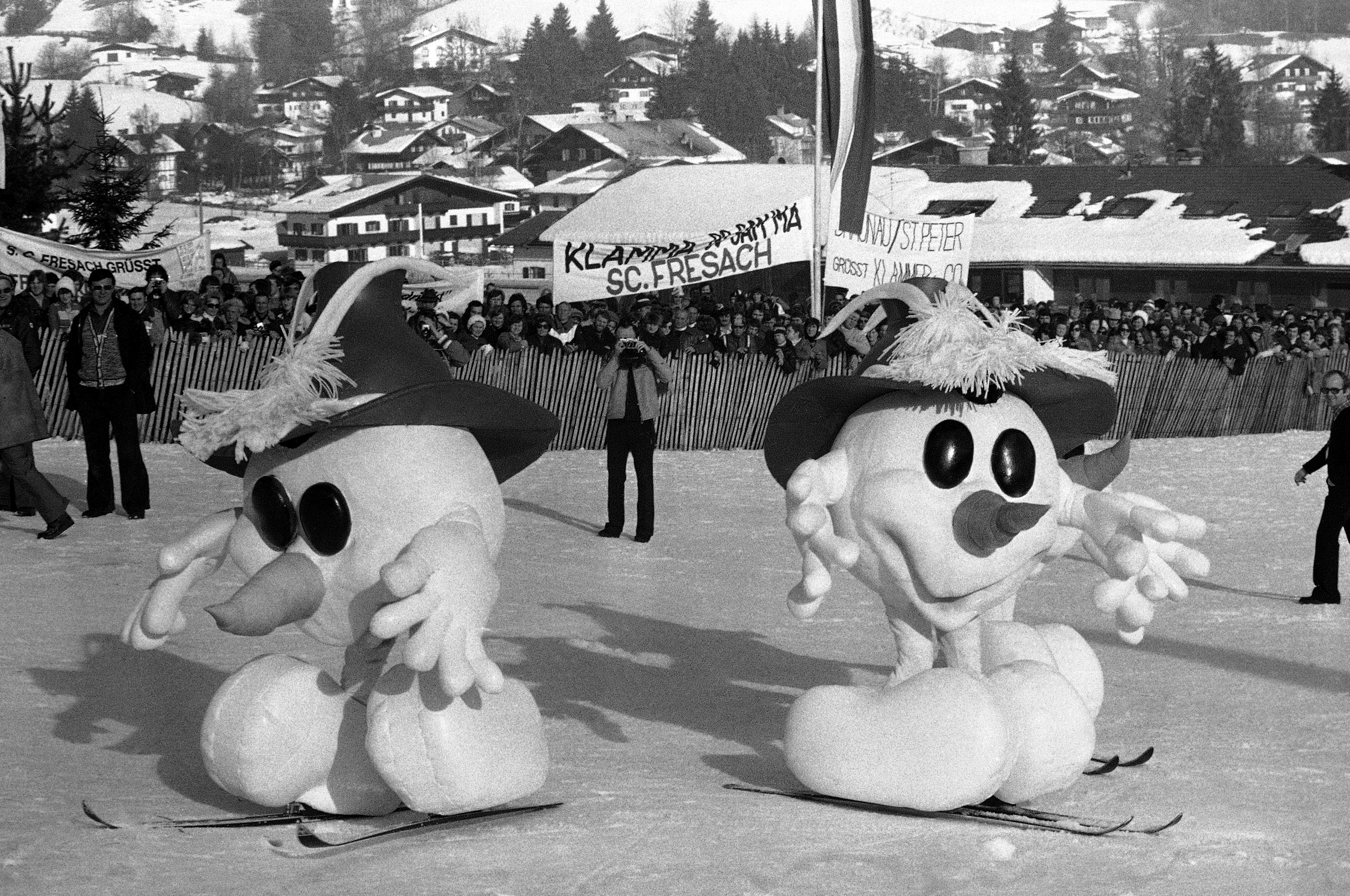 Snowmen, mascots of the 1976 Winter Olympics in Innsbruck