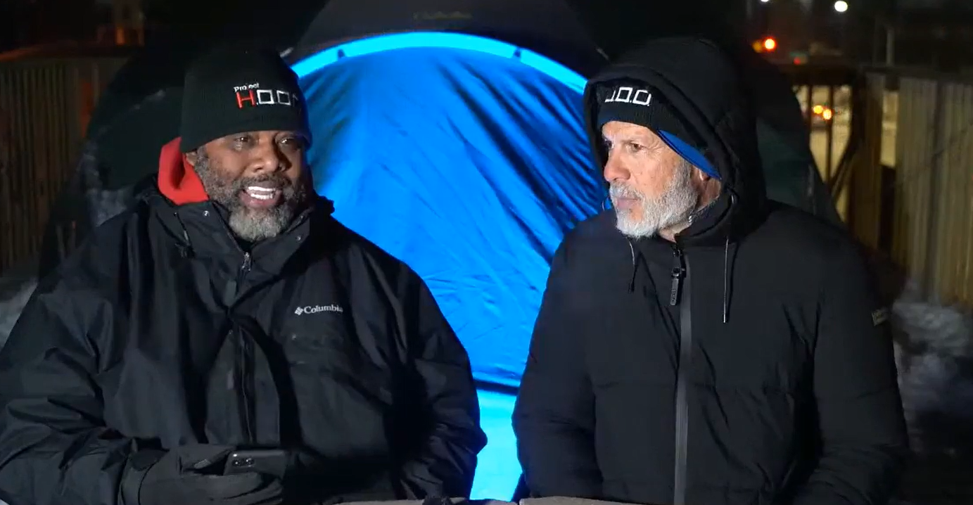 (Our background story from 2022) Chicago Pastor Continues Winter Sleep-Out Atop Storage Containers To Raise Awareness And Help For The Community - Vimarsana News