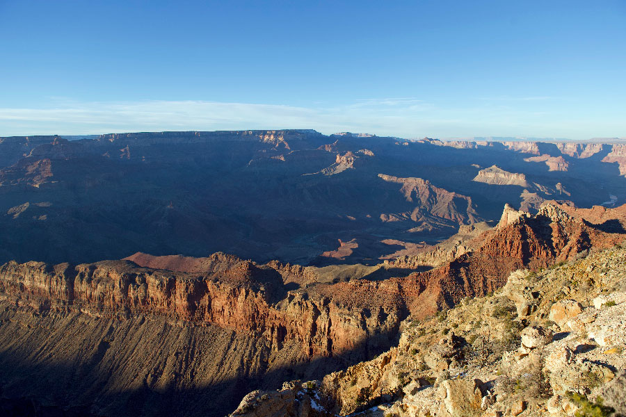 The Grand Canyon, which Professor Whitmore and his group backpacked through in Arizona
