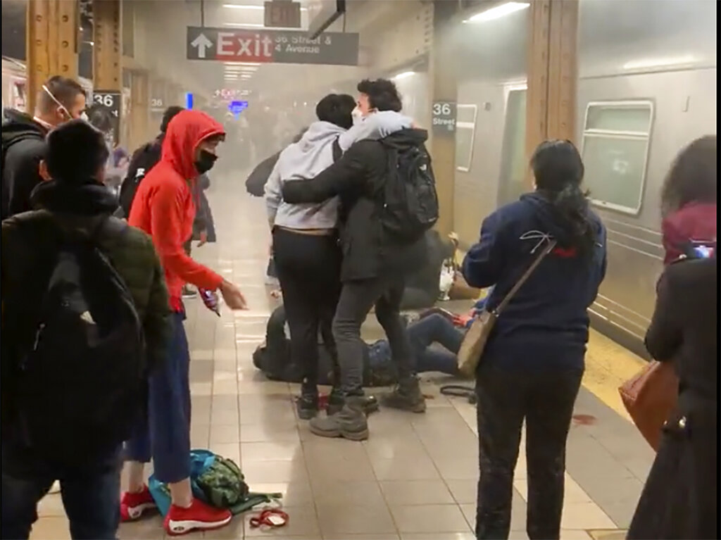 Suspect Wanted In Brooklyn Subway Attack Under Arrest (Caution ...