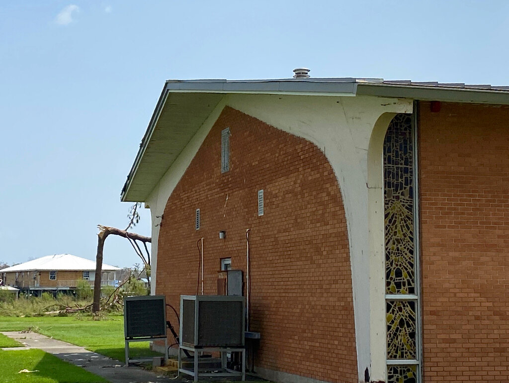 St. Charles Borromeo Catholic church located in the small fishing community of Point-aux-Chenes, La.