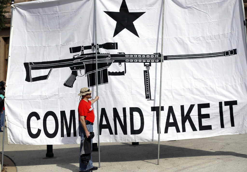  "Come and Take It" banner Austin (2015)