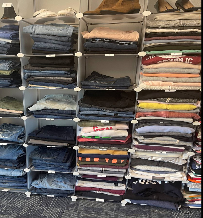 Aspen + Gray clothing closet