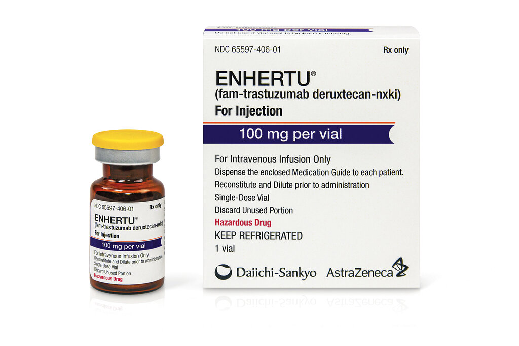 Enhertu, an antibody-chemotherapy drug 