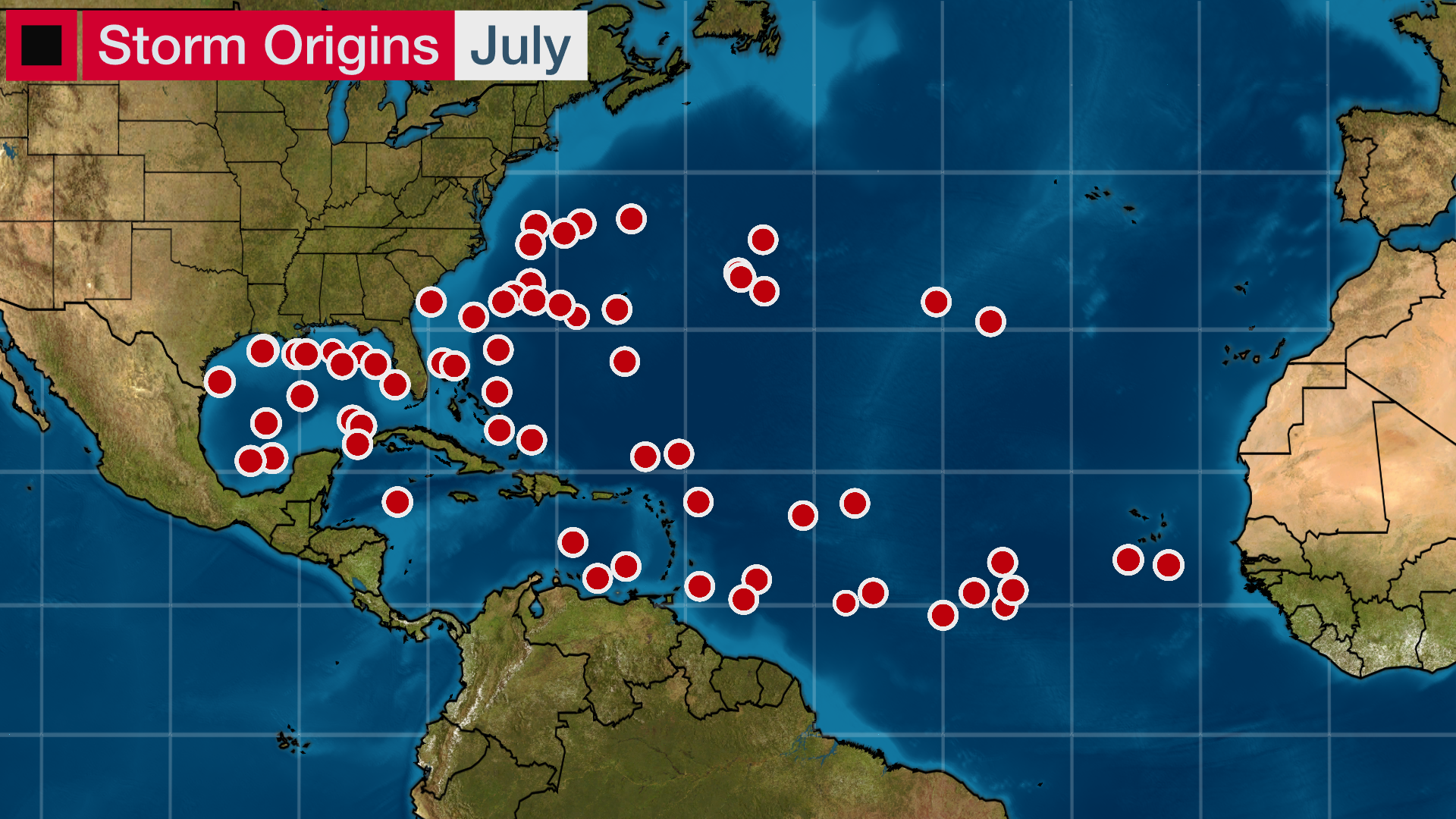 Hurricane Weather Map