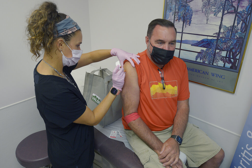 Robert Terwilliger of Williamsburg, Pa., is participating in a Lyme disease vaccine trial 