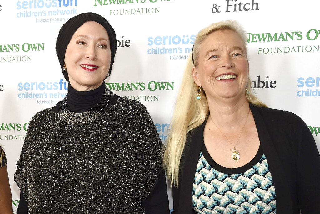 Susan Newman, left, and Nell Newman 