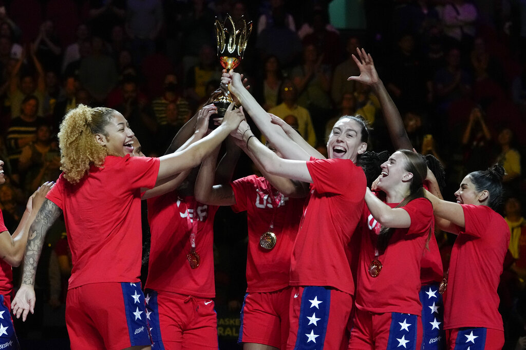 Us Womens Basketball Team Wins Fourth Straight World Cup Championship Air1 Worship Music 
