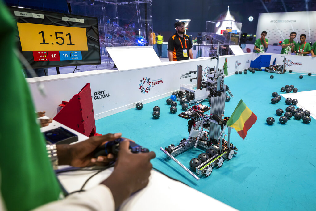 Teens Tackle 21st Century Challenges At Robotics Contest Positive