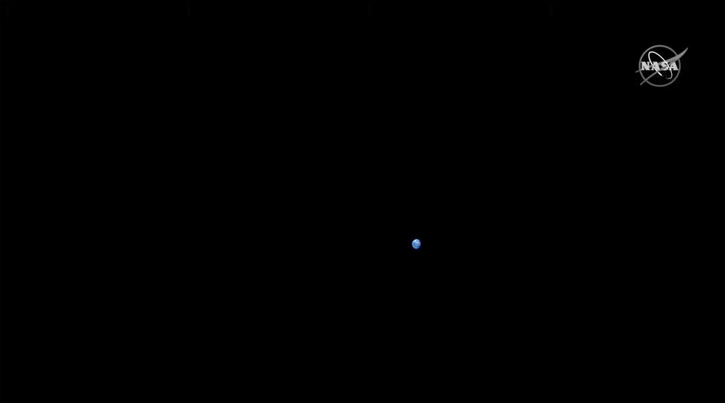 This handout from NASA shows earth taken from NASA