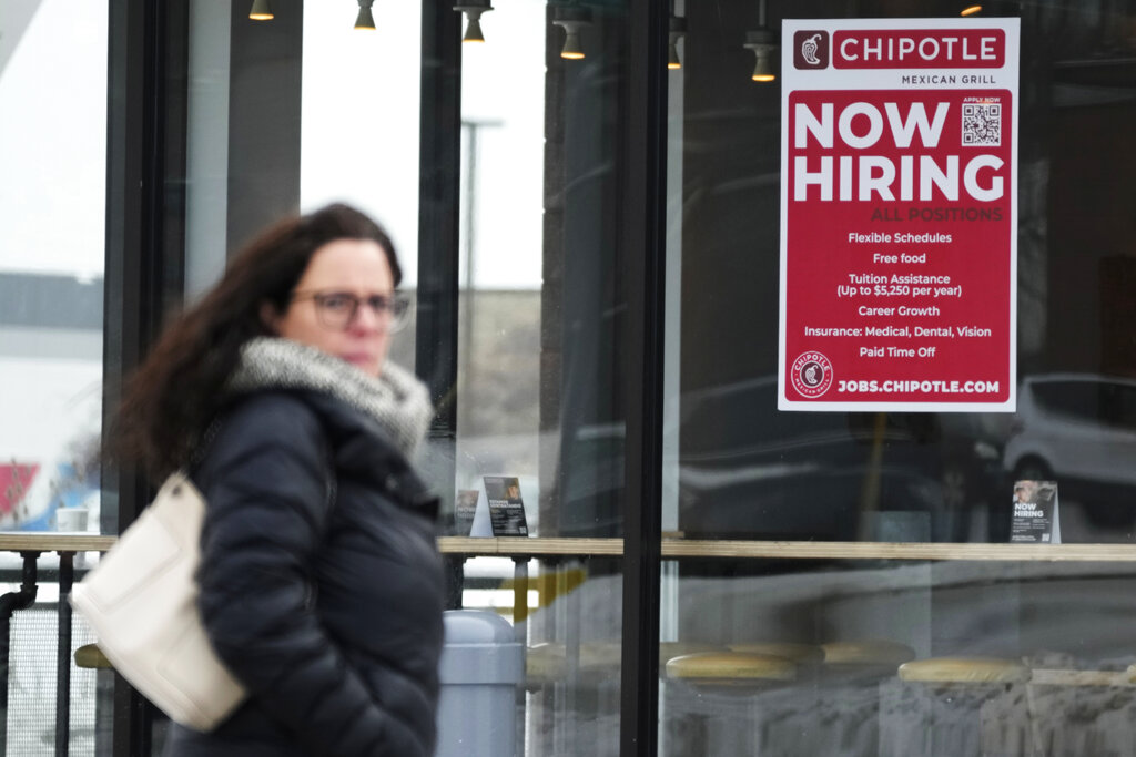 America’s employers added a robust 517,000 jobs in January, a surprisingly strong gain in the face of the Federal Reserve’s aggressive drive to slow growth and tame inflation with higher interest rates.
