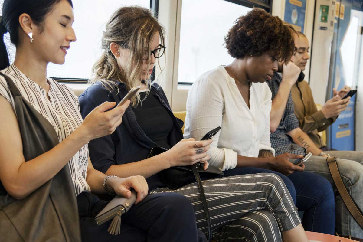 Riding the subway