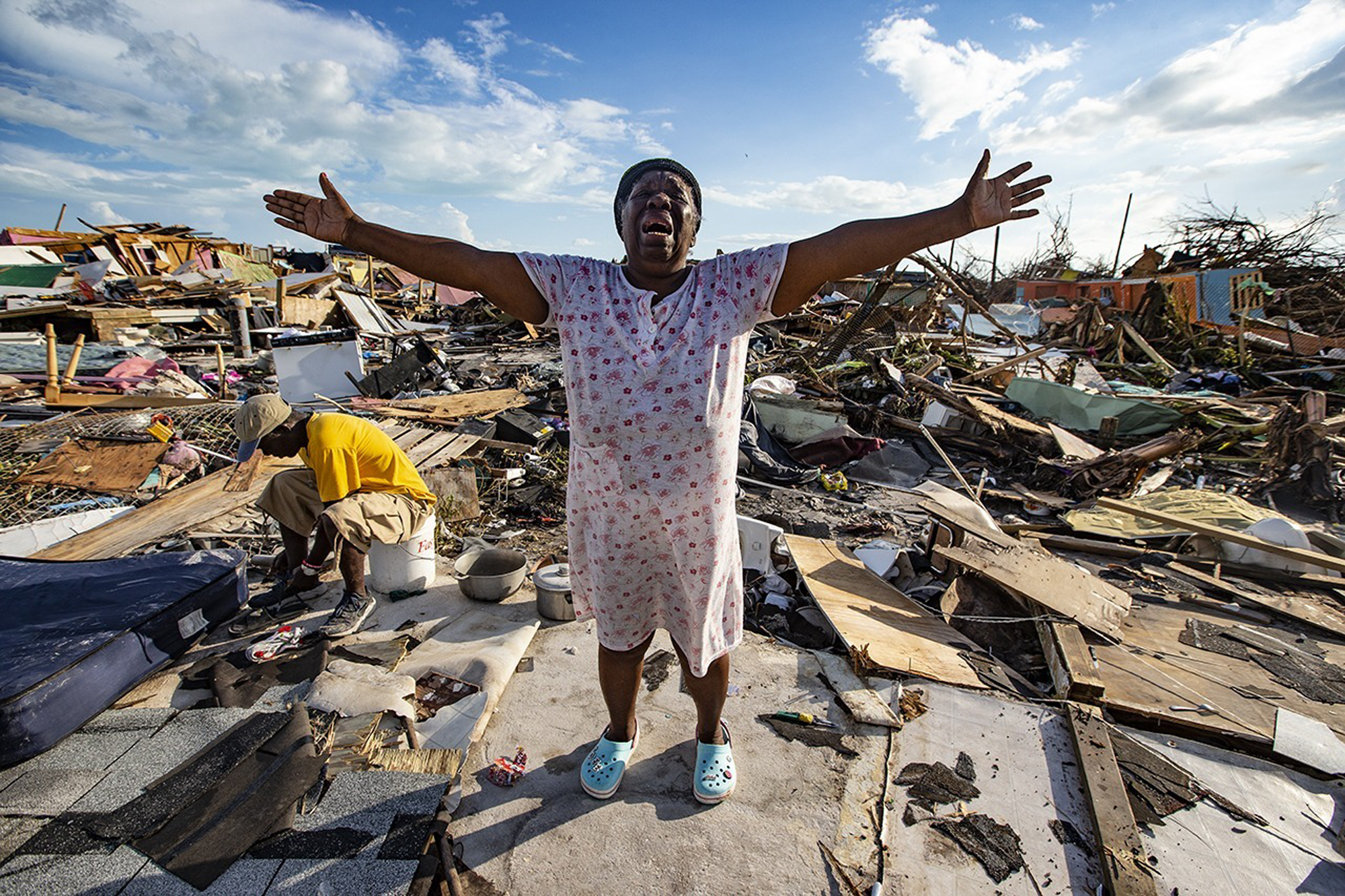 damage in The Bahamas