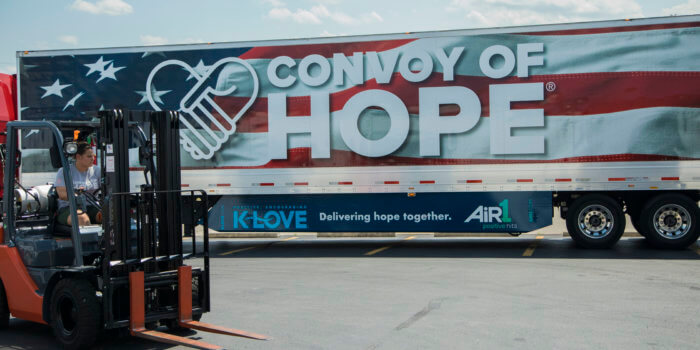 Convoy of Hope truck