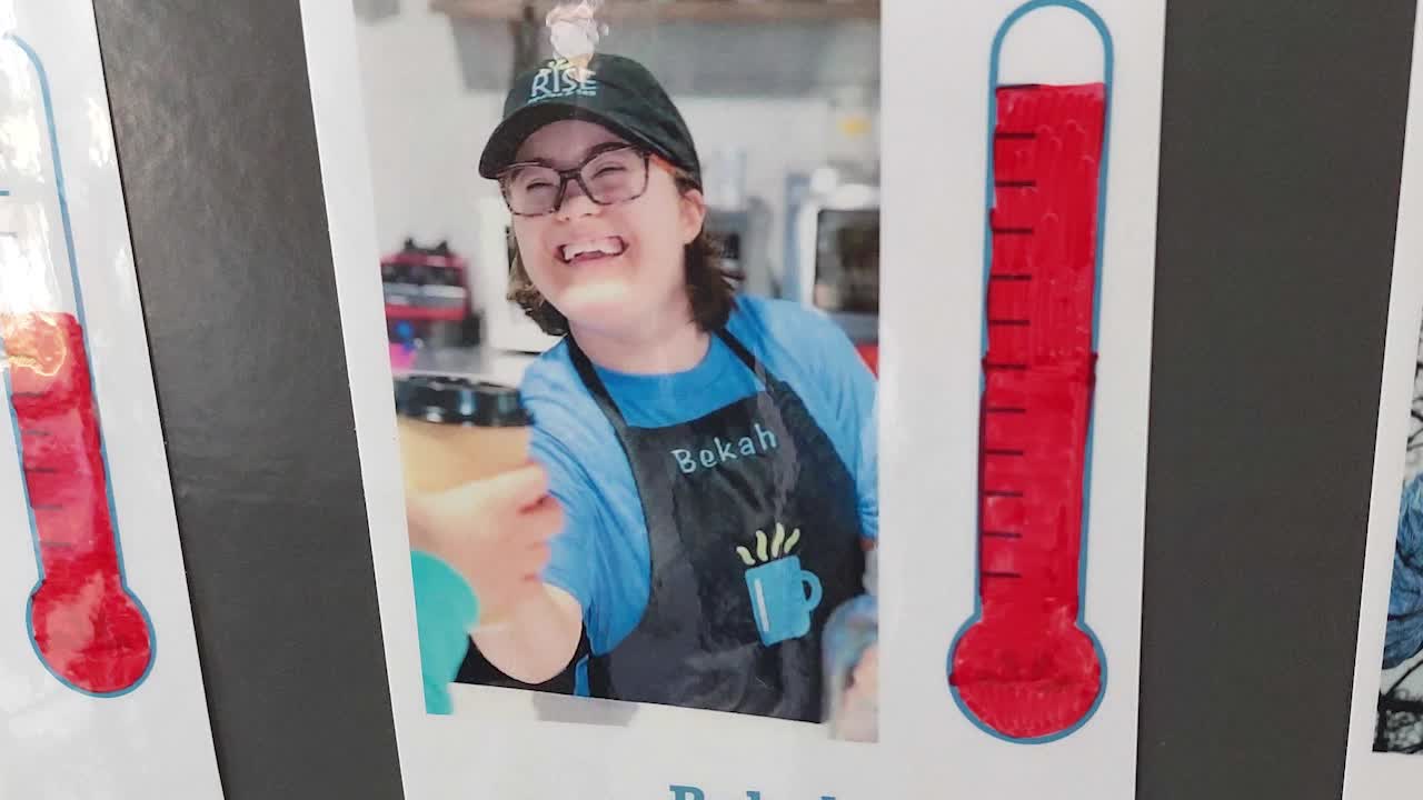 Special Needs Adult Working At Coffee Shop