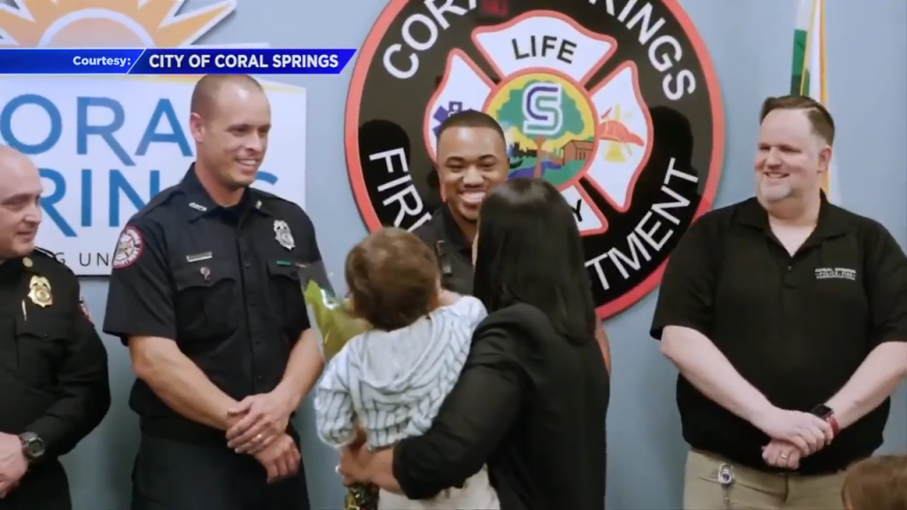 Taveras family meets first responders who saved their 2-year-old